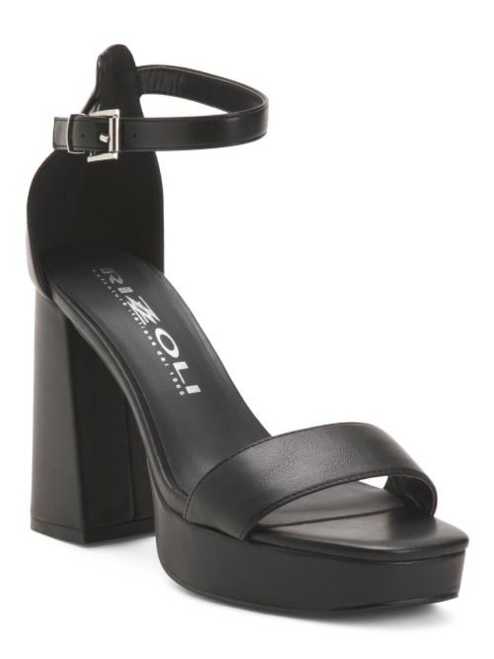 RIZZOLI Made In Italy Leather Heeled Sandals